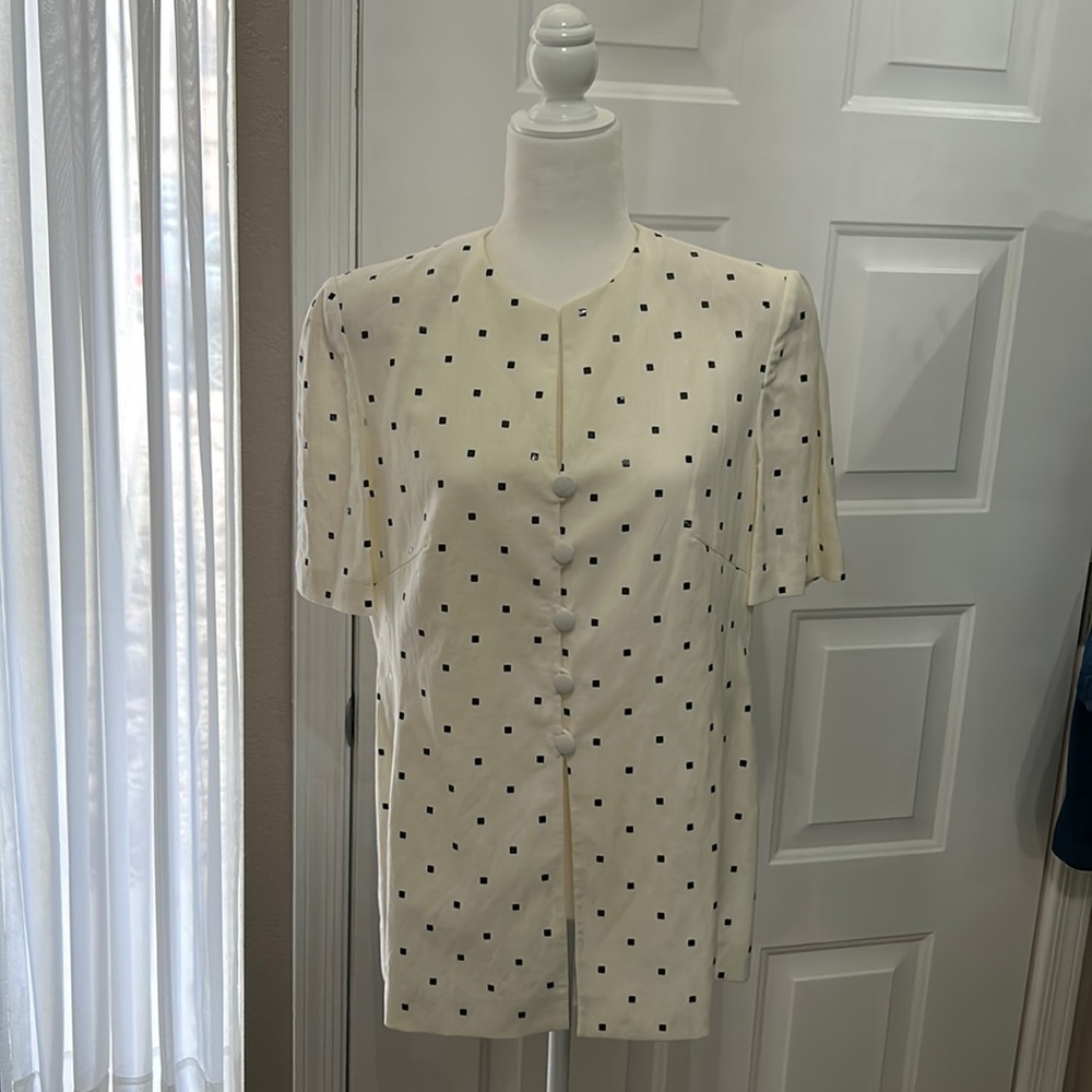 Vintage Linen blend top/jacket